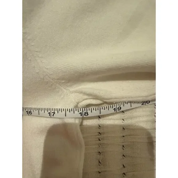 J.McLaughlin Long Sleeve Knit Top – White | Size M - Picture 6 of 7
